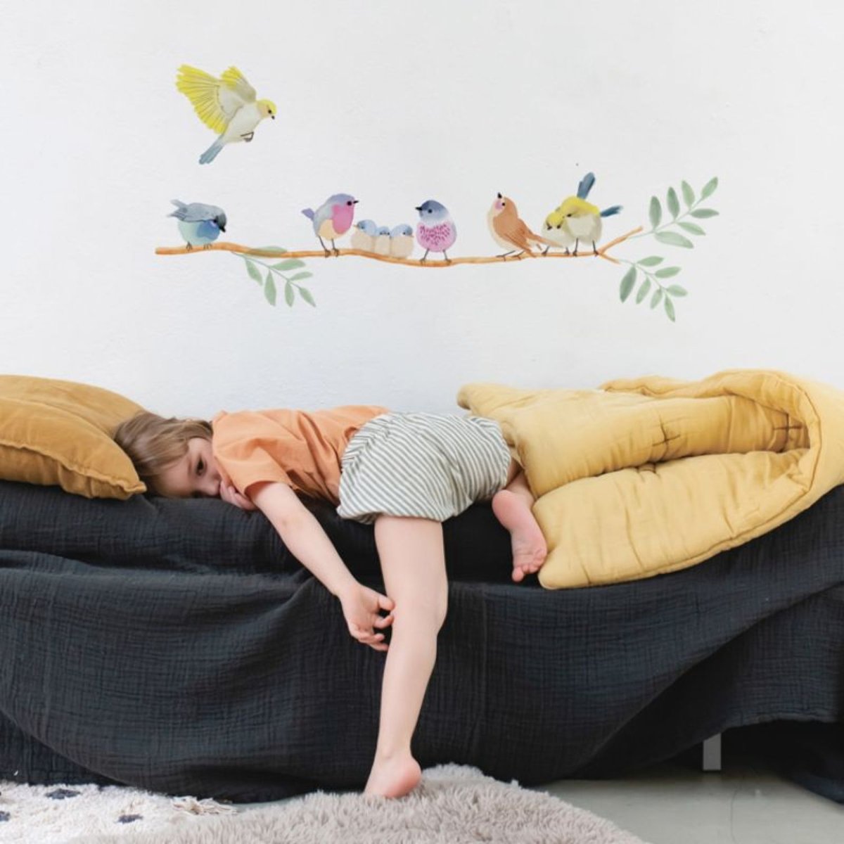 Stickers Easy oiseaux multicolore, MIMI'LOU