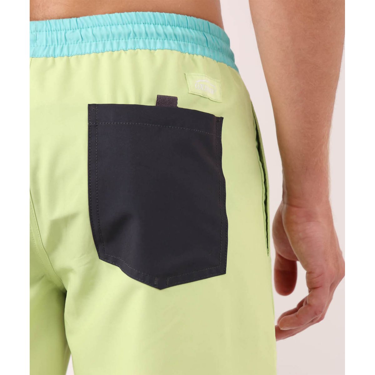 Beach short graphique stretch BEACHBREAK lime, OXBOW