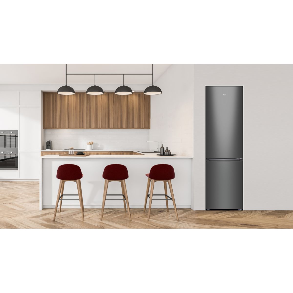 Réfrigérateur combiné RF282BSD0 couleur unique, TCL