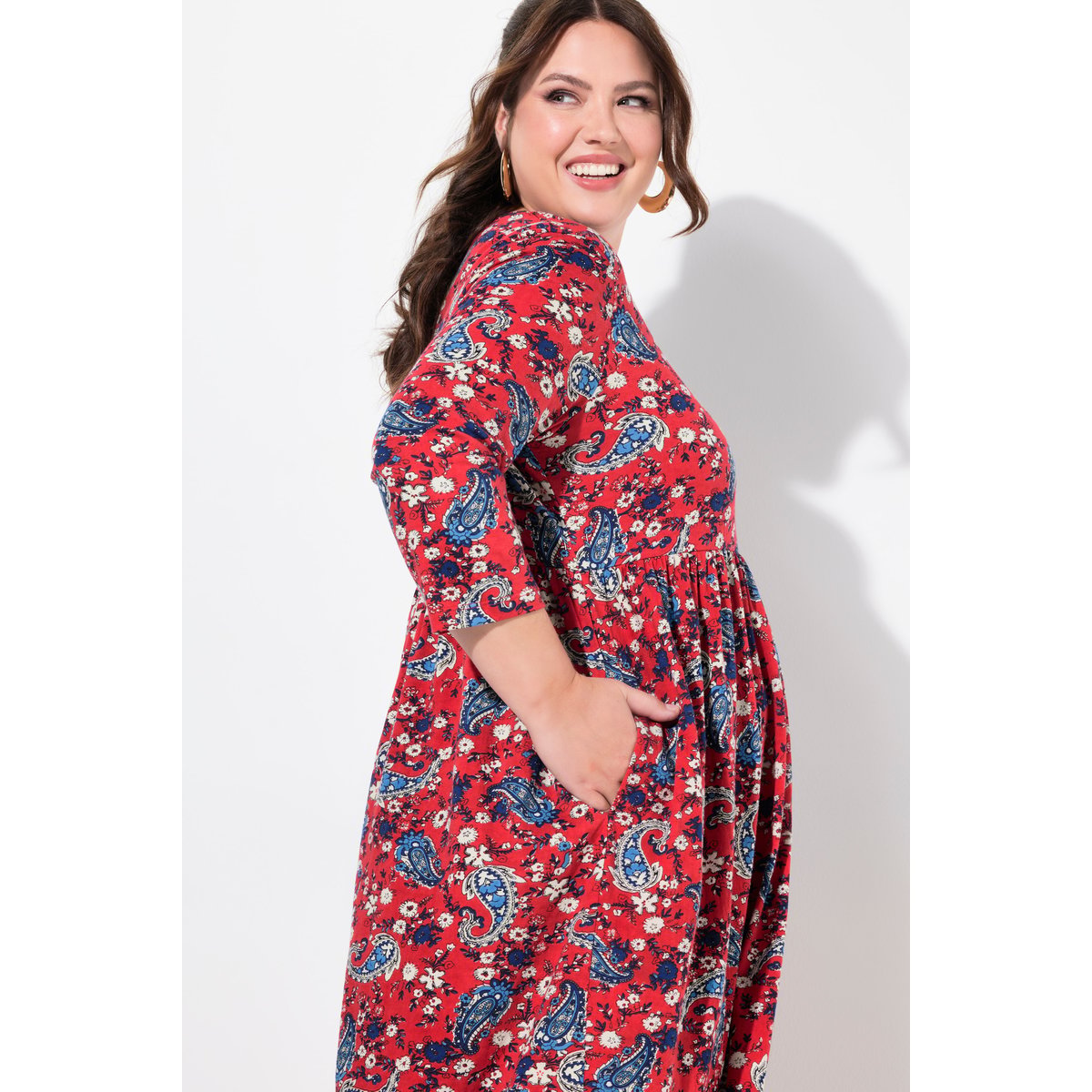 Robe en jersey marine, ULLA POPKEN