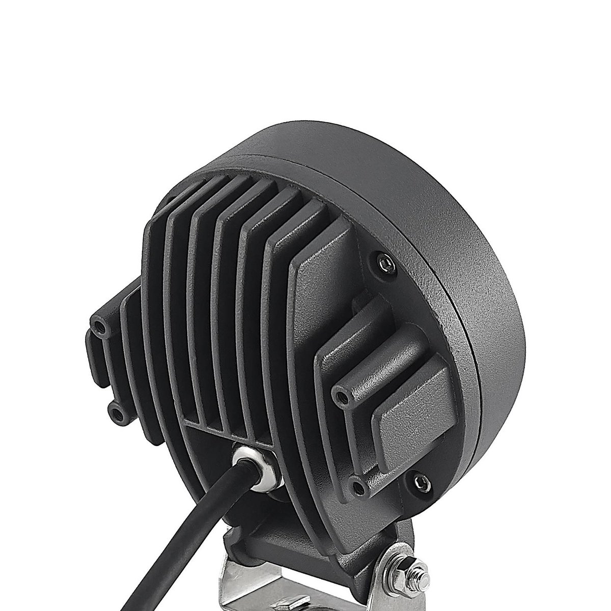 Luminaire extérieur en aluminium moderneLED gris foncé, LINDBY