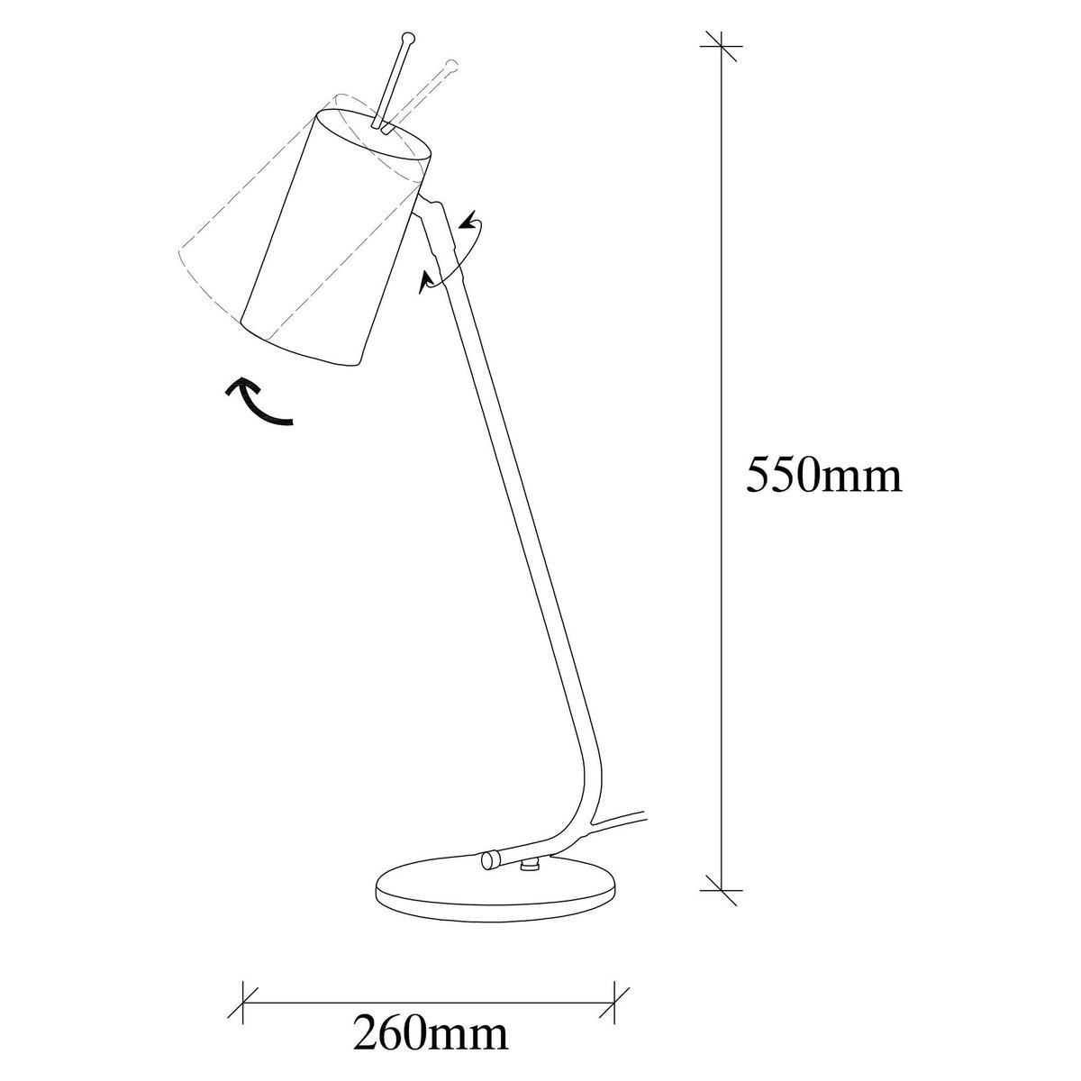 Lampe design chic en métal SFAX blanc, PIER IMPORT