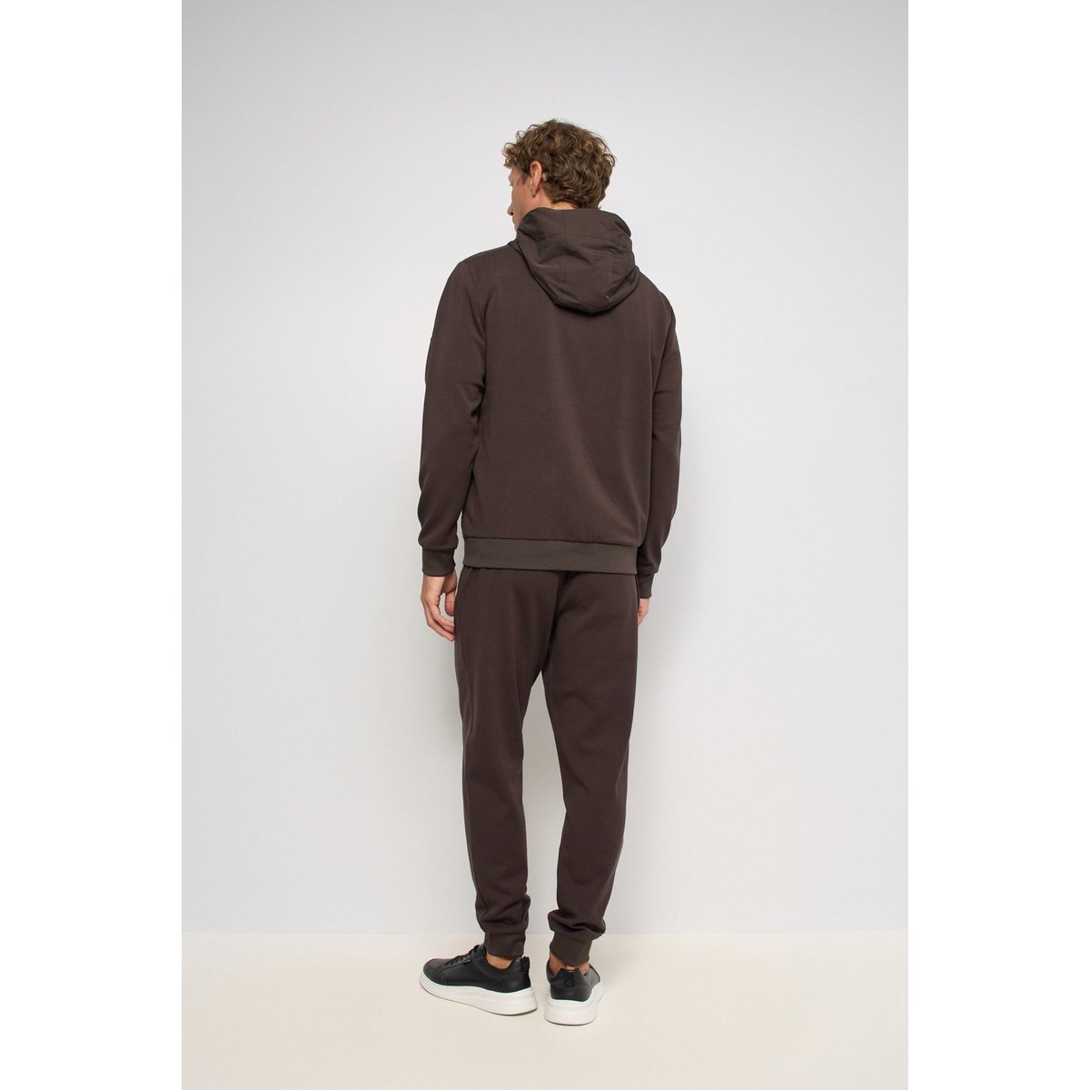 VESTE AVEC MÉLANGE DE MATIÈRES marron, SALSA JEANS