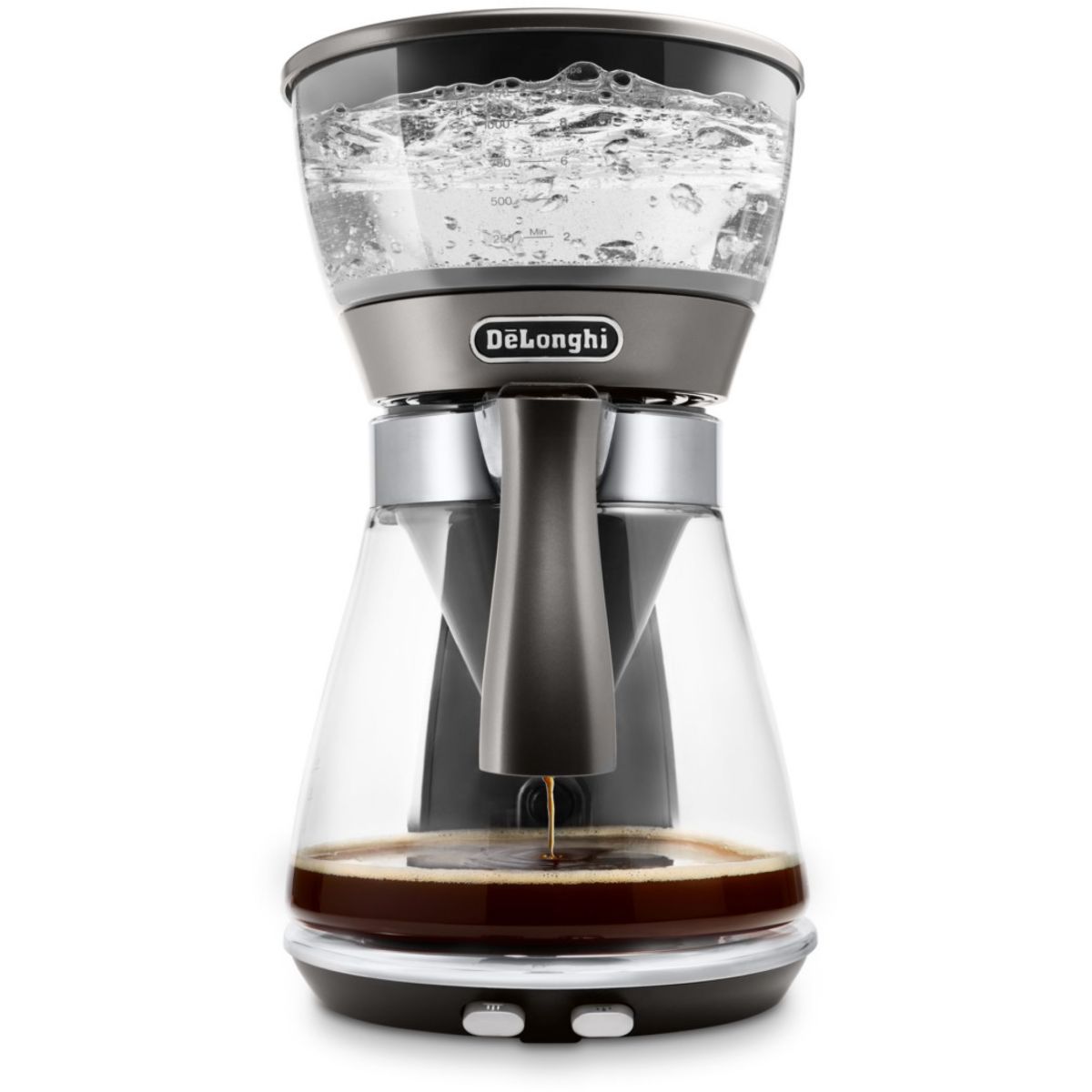 Cafetière filtre CLESSIDRA ICM17210 gris, DELONGHI