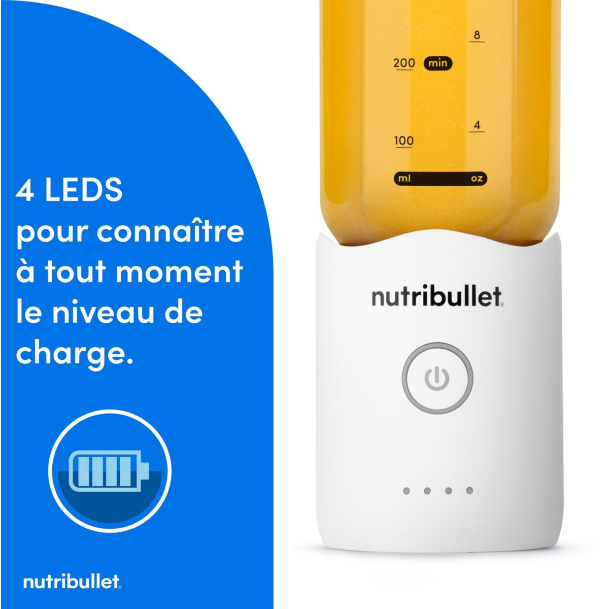 Blender FLEX - White NBP013W couleur unique, NUTRIBULLET