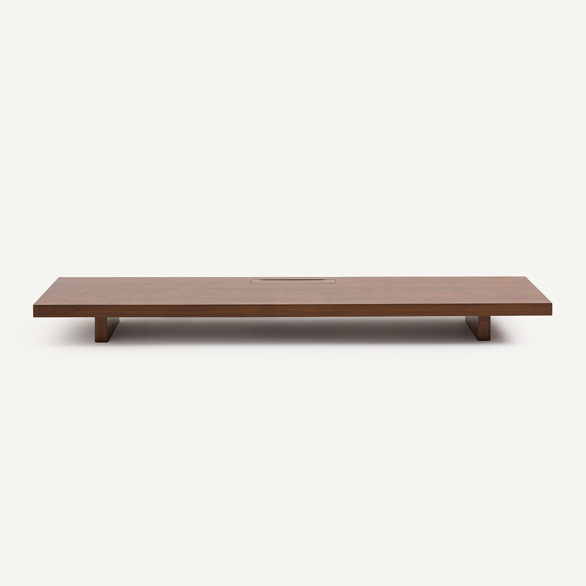 Plateau de bureau en plaqué noyer, largeur 200 cm, MIKUBE noyer, AM.PM