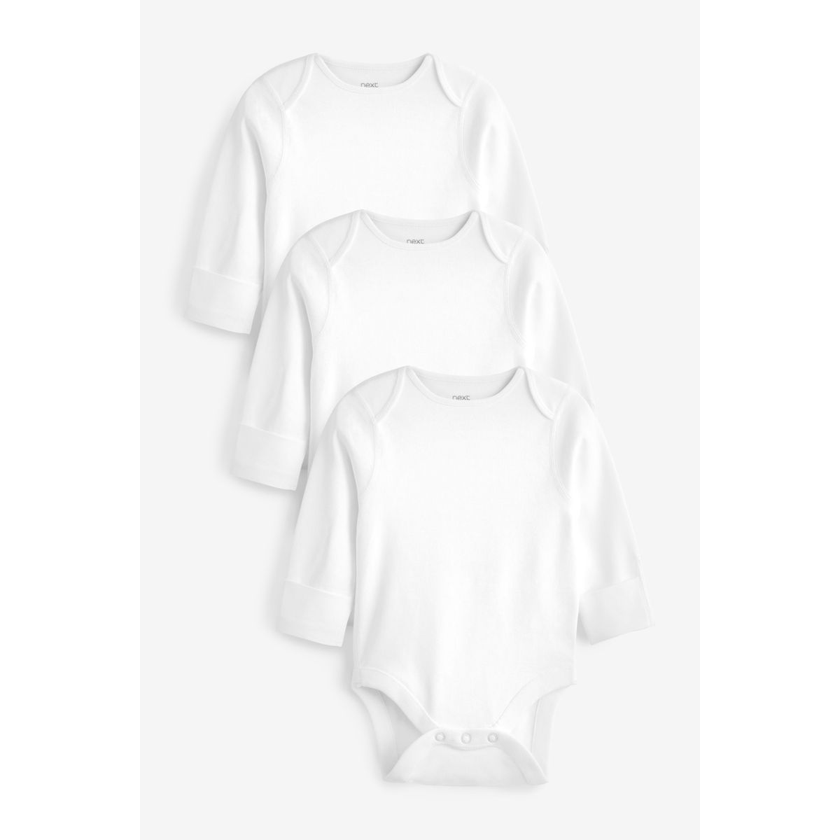Bodies à manches longues skin kind, lot de 3 blanc, NEXT