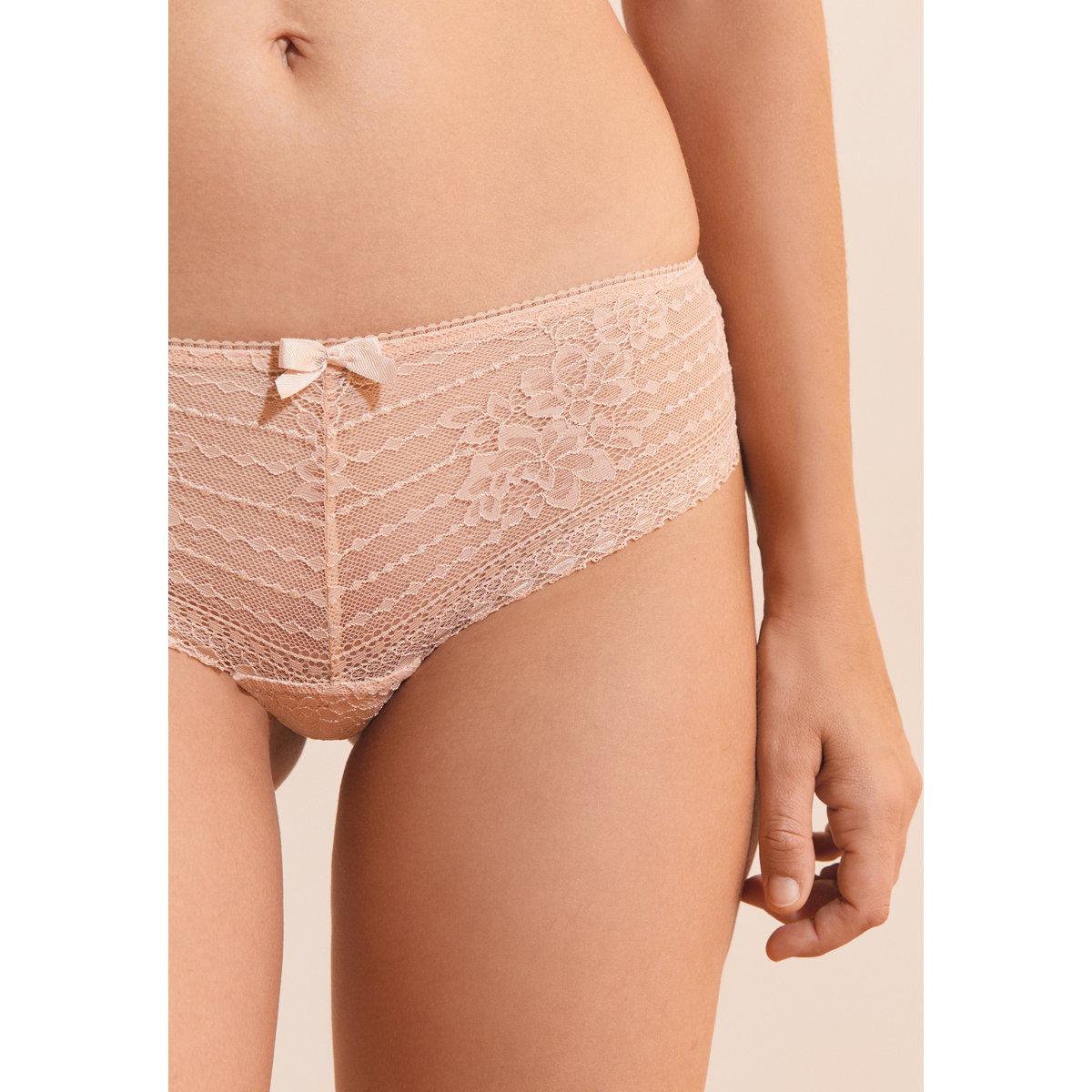 Shorty en dentelle PANAMA blush, ETAM