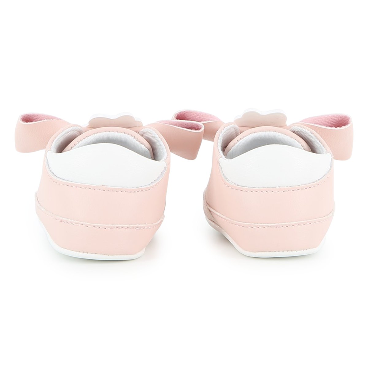Baskets basse à lacets pale blush, KARL LAGERFELD KIDS