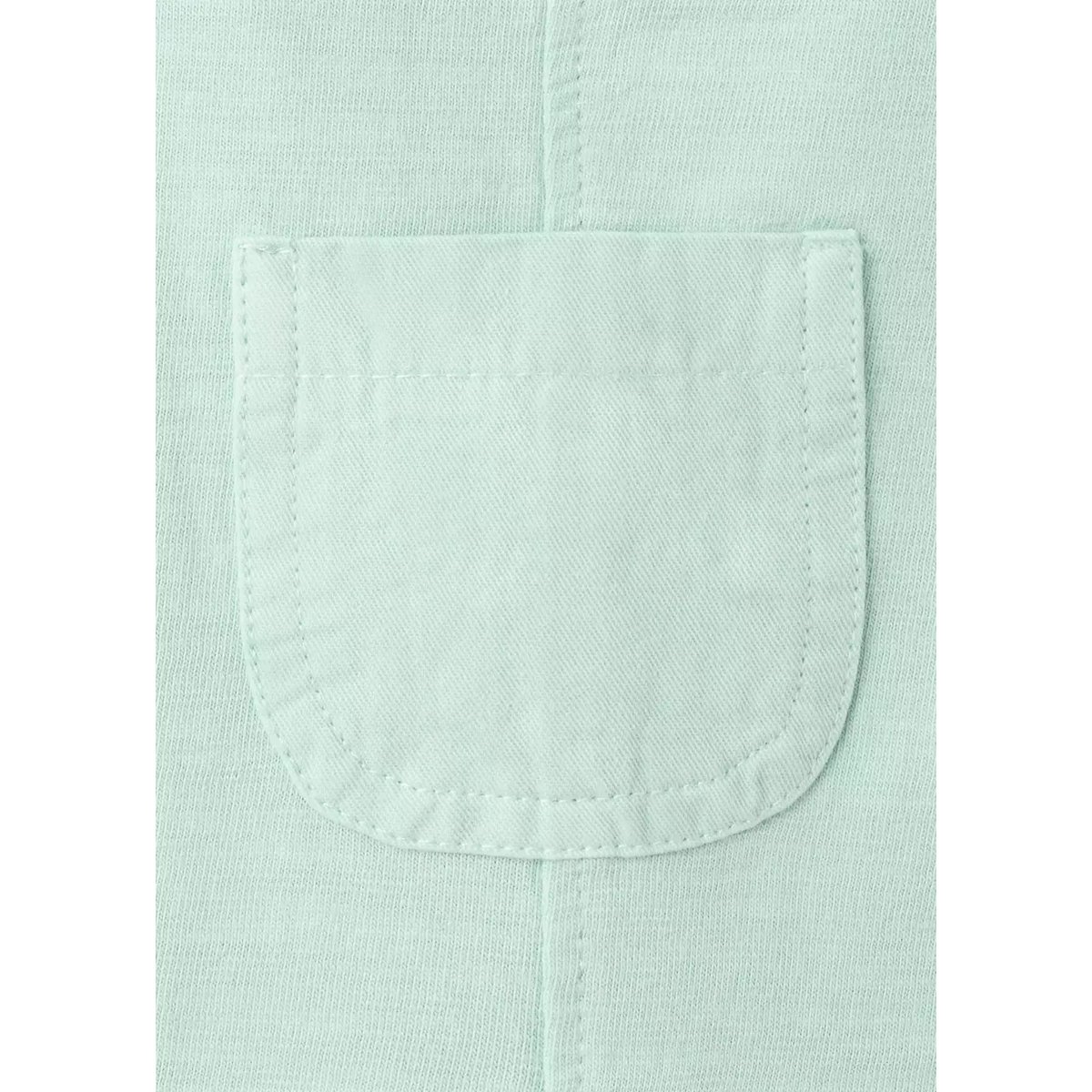 Salopette 100 % coton avec poche vert d´eau, MANGO BABY