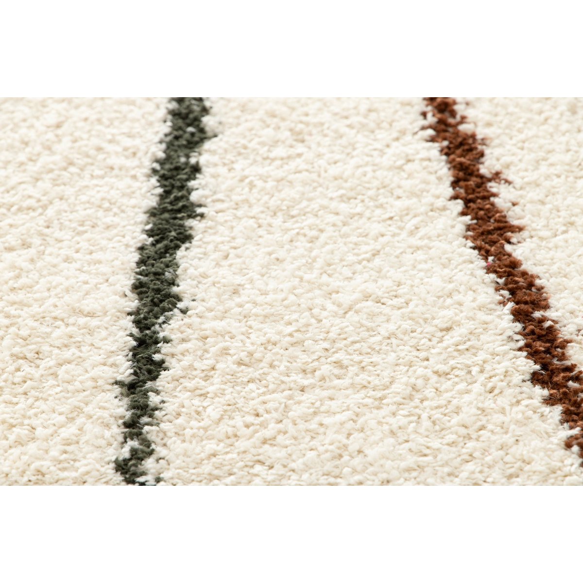 Tapis épais à franges PATAGONIA palette colorée, AFK LIVING