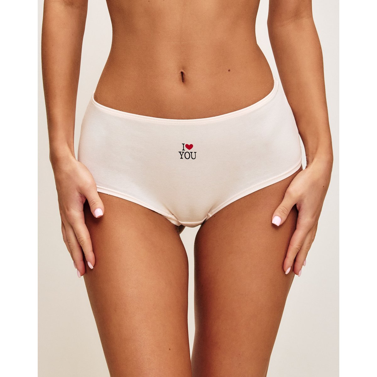 Lot de 3 shortys en coton thème amour BOTTLIZ MIMIDO rouge, UNDIZ