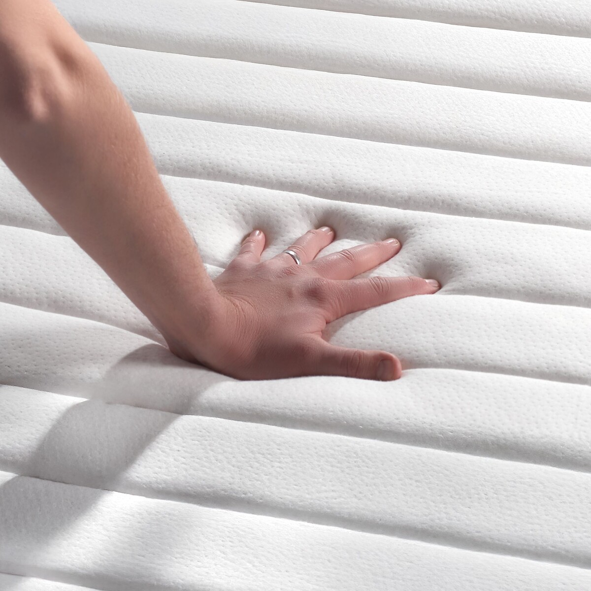 SleepSoul Comfort Pocket Hybrid Mattress white/grey, SLEEPSOUL