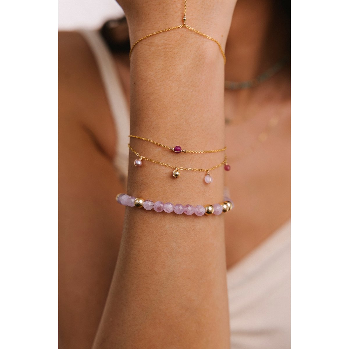 Bracelet Stella - Rubis rubis, YAY PARIS