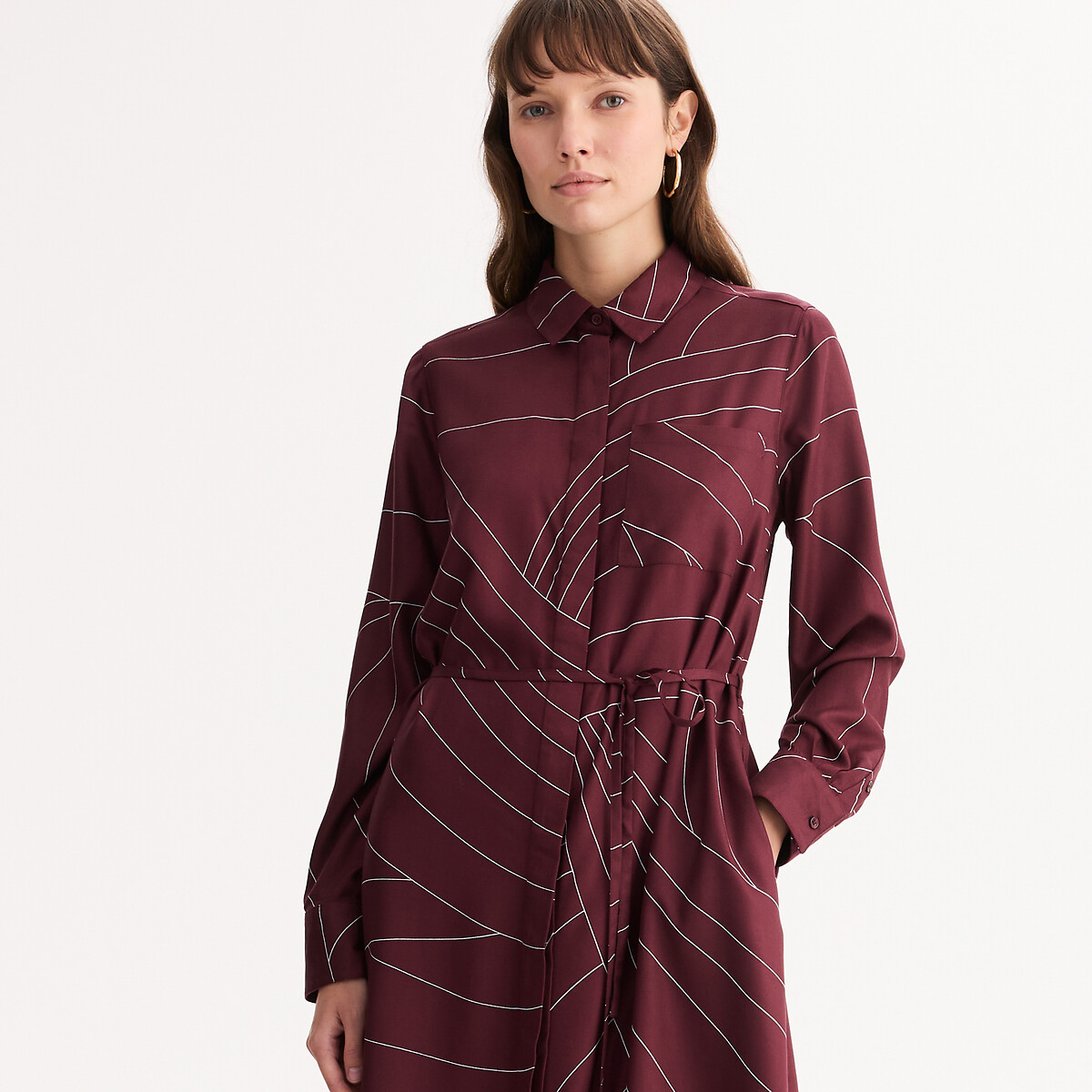 Graphic Print Midi Shift Dress printed, ANNE WEYBURN