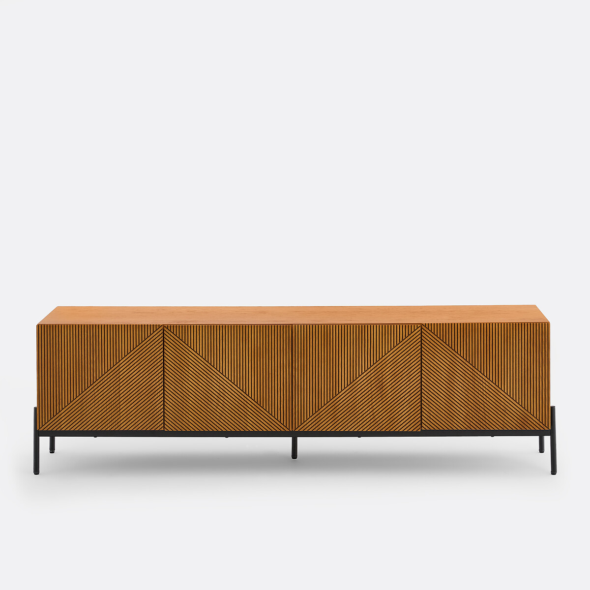 Lodge Vintage TV Stand oak, LA REDOUTE INTERIEURS