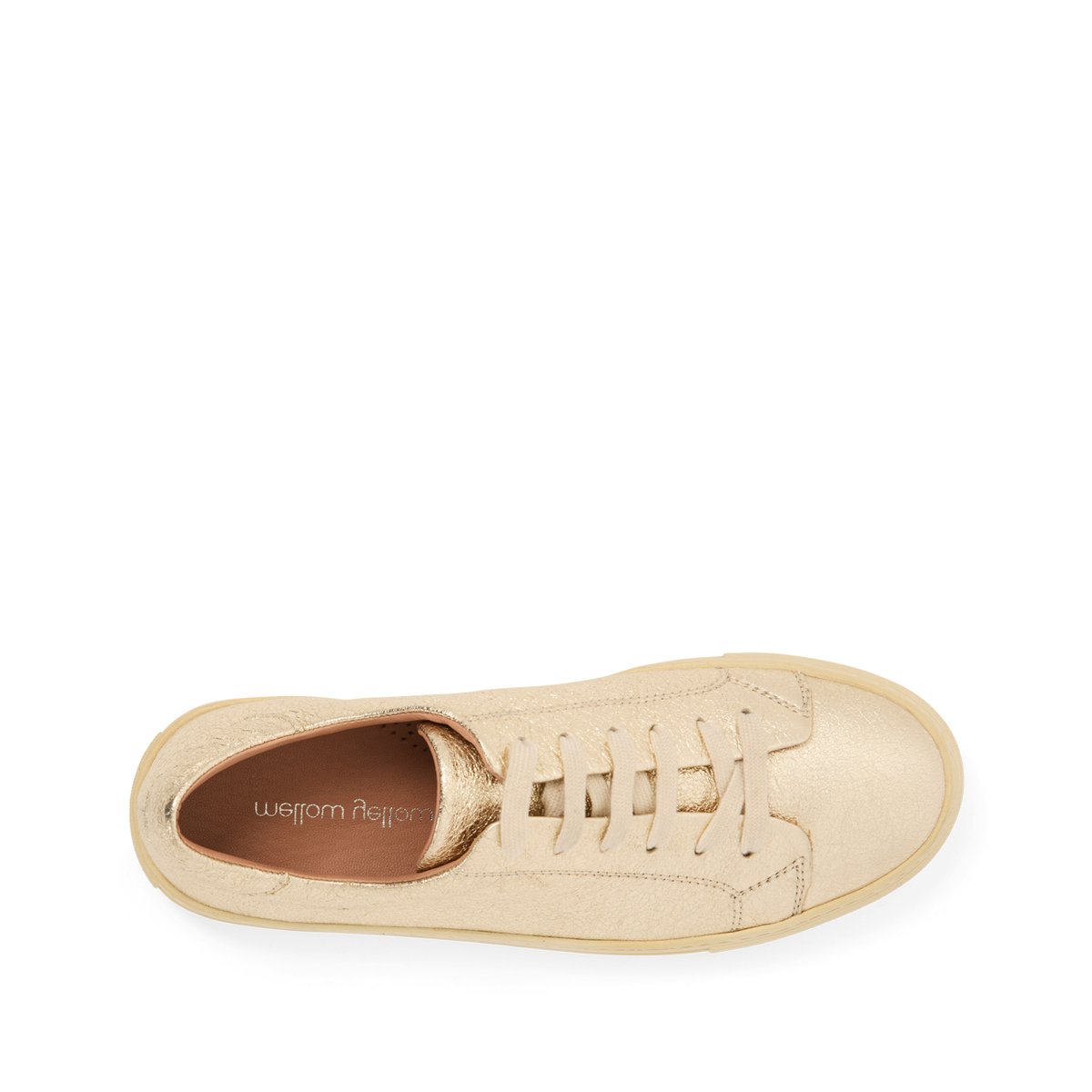 Basket en cuir SUZETTE or, MELLOW YELLOW