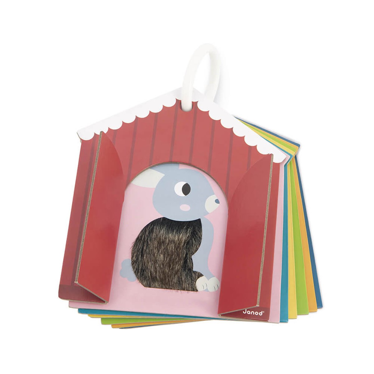 Cartes Tactiles Ferme couleur unique, JANOD