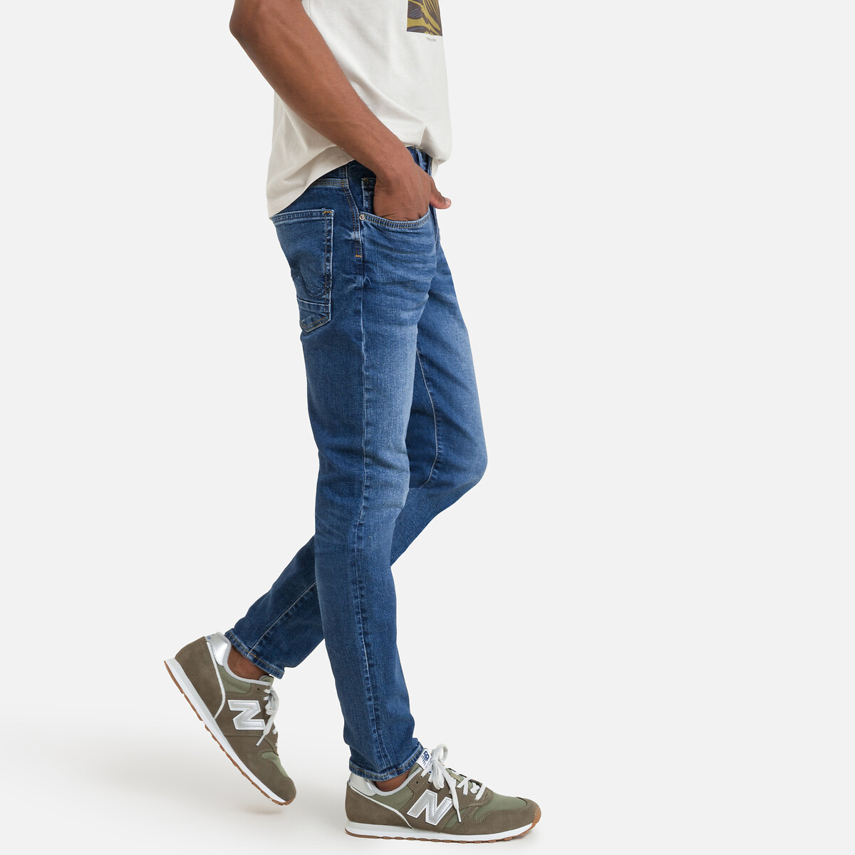 Jean slim Supreme Stretch Seaham bleu moyen, PETROL INDUSTRIES