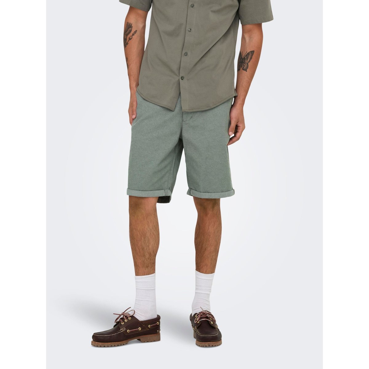 Short Chino ultimate grey, ONLY & SONS