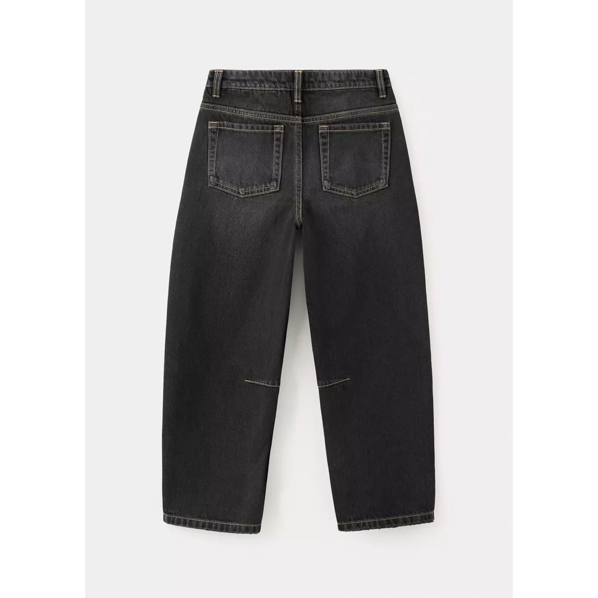 Jean ballon black denim, MANGO KIDS