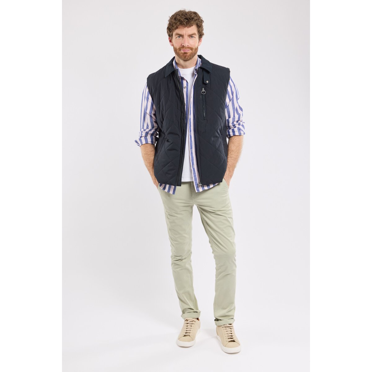 Veste sans manches HERMIONE navy, BERMUDES