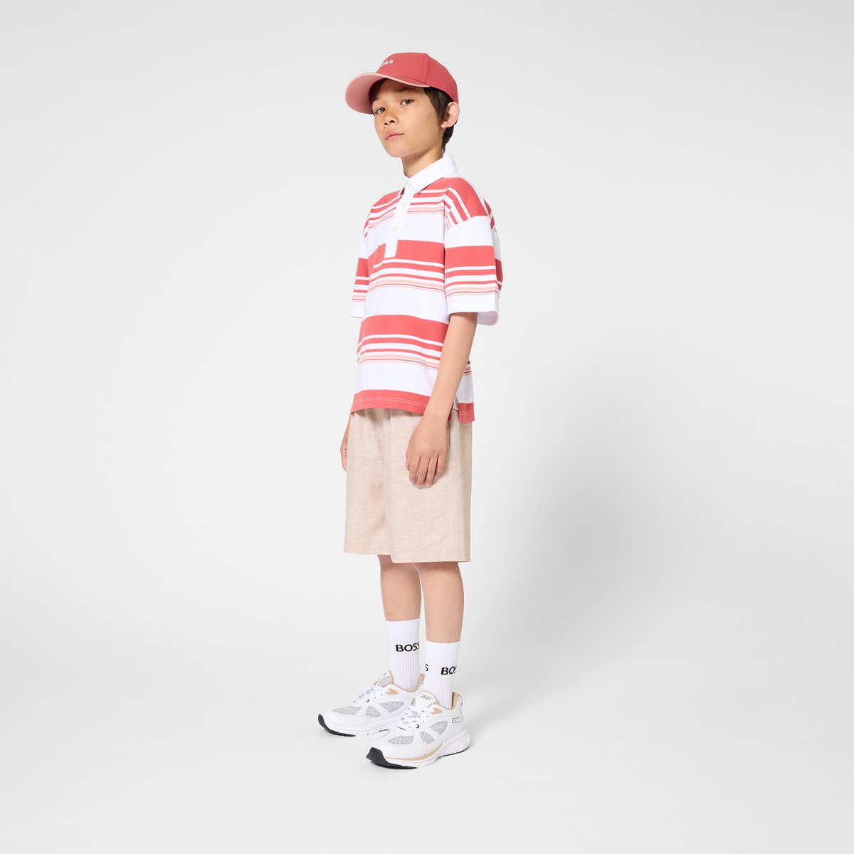 Lot de 5 paires de chaussettes blanc, BOSS KIDSWEAR