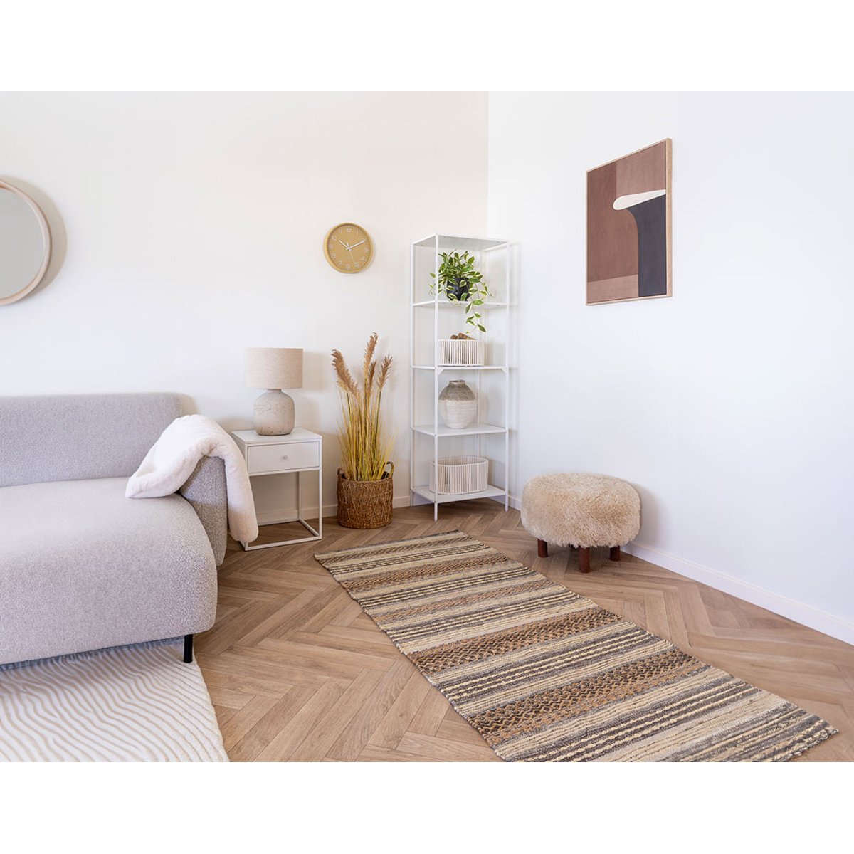 Pouf - MANI beige, LISA DESIGN