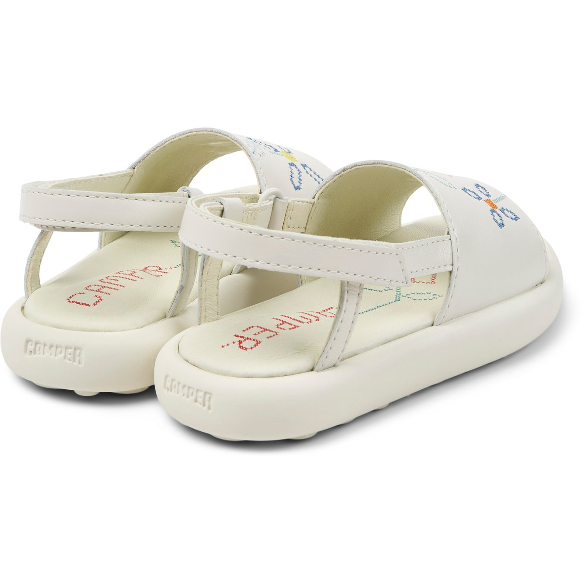 Sandales Pelotas Flota Twins blanc naturel, CAMPER