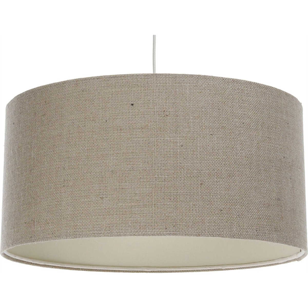 Suspension ronde en corde style boho Boho Elegant beige crème naturel, BPS KONCEPT