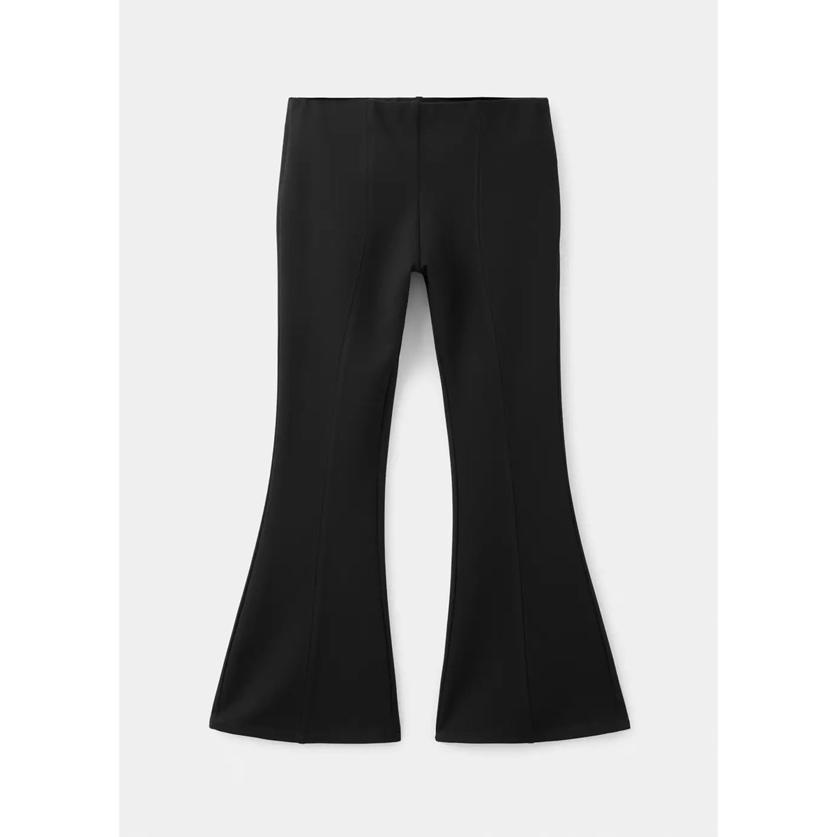 Legging flare avec coutures noir, MANGO KIDS