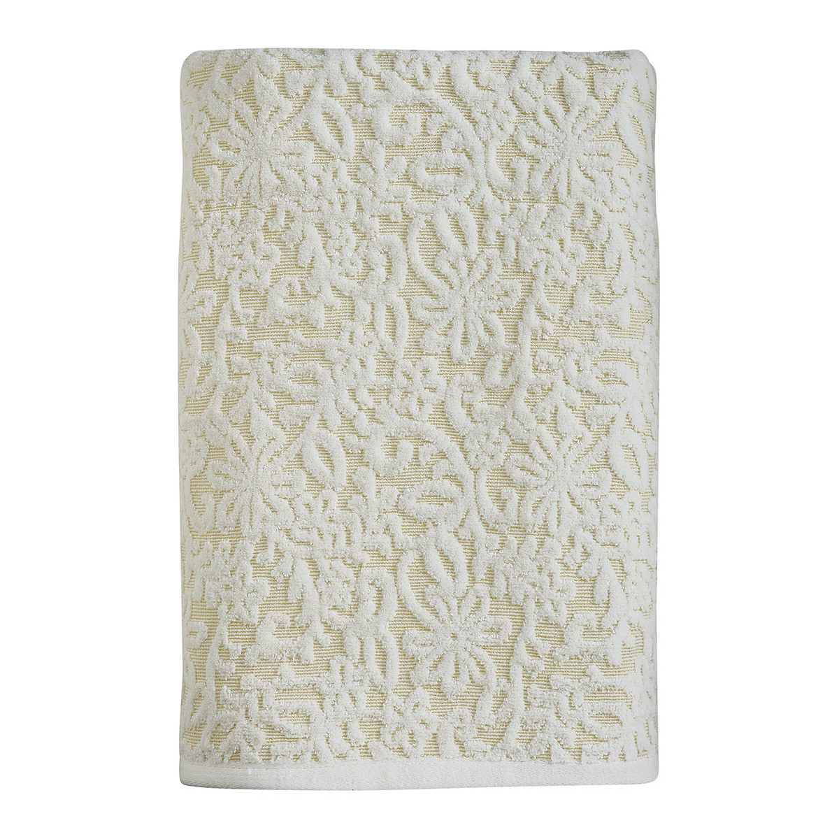 Serviette de bain Fils d'or blanc, MATHILDE M