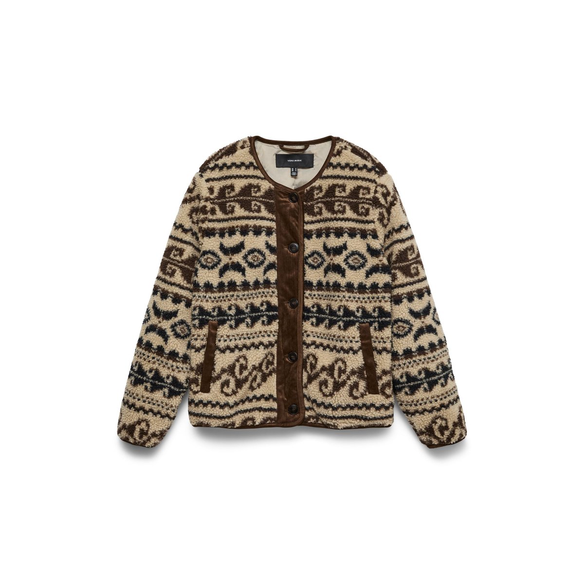 Manteau En Peluche silver mink, VERO MODA