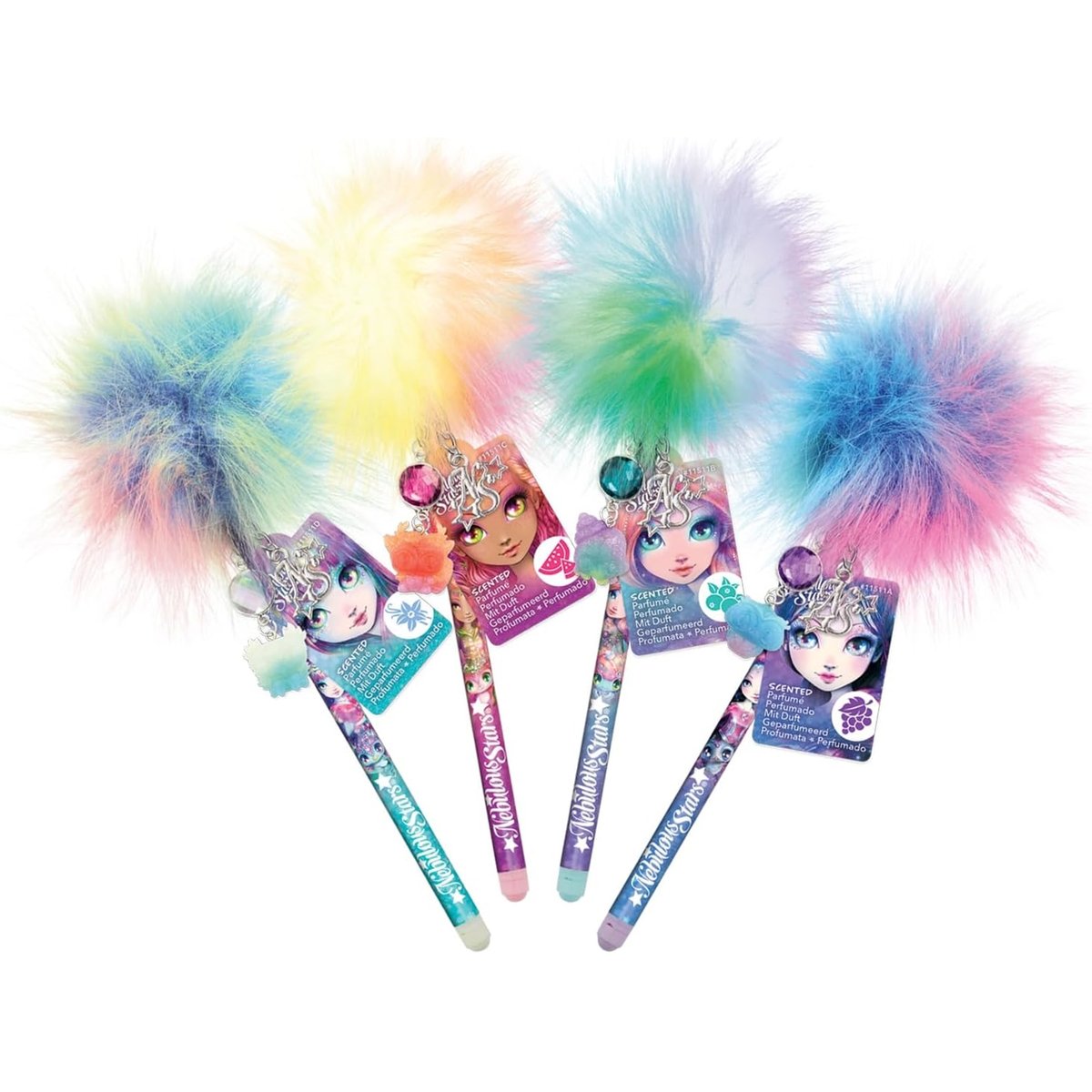 Stylo pom-pom parfumé multicolore, HAPE