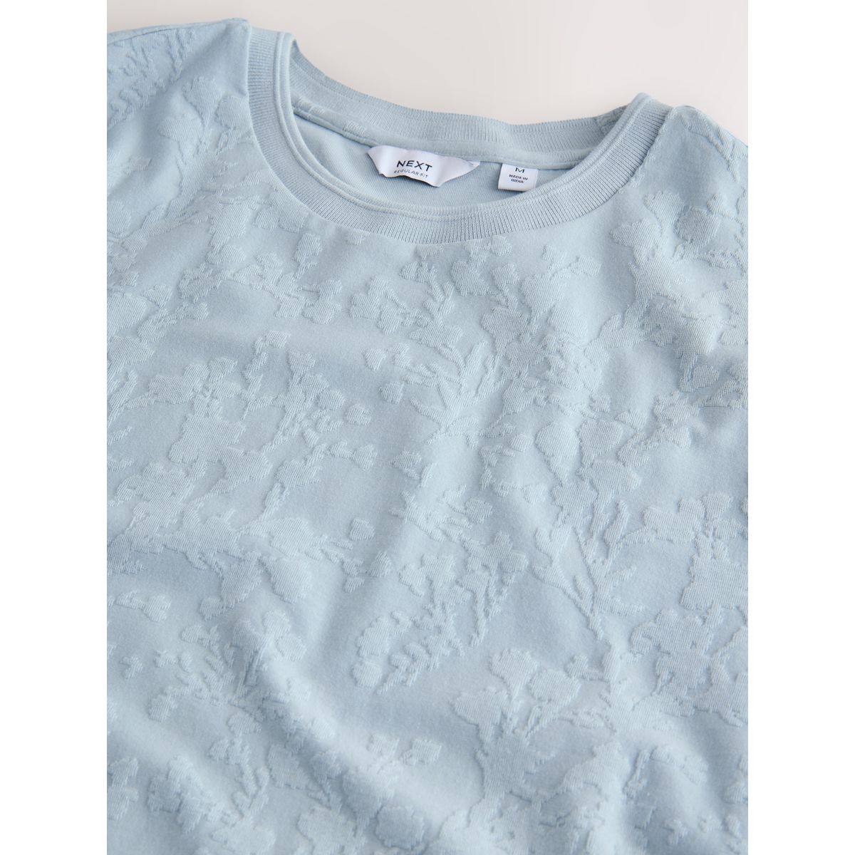 T-shirt élégant texturé bleu, NEXT