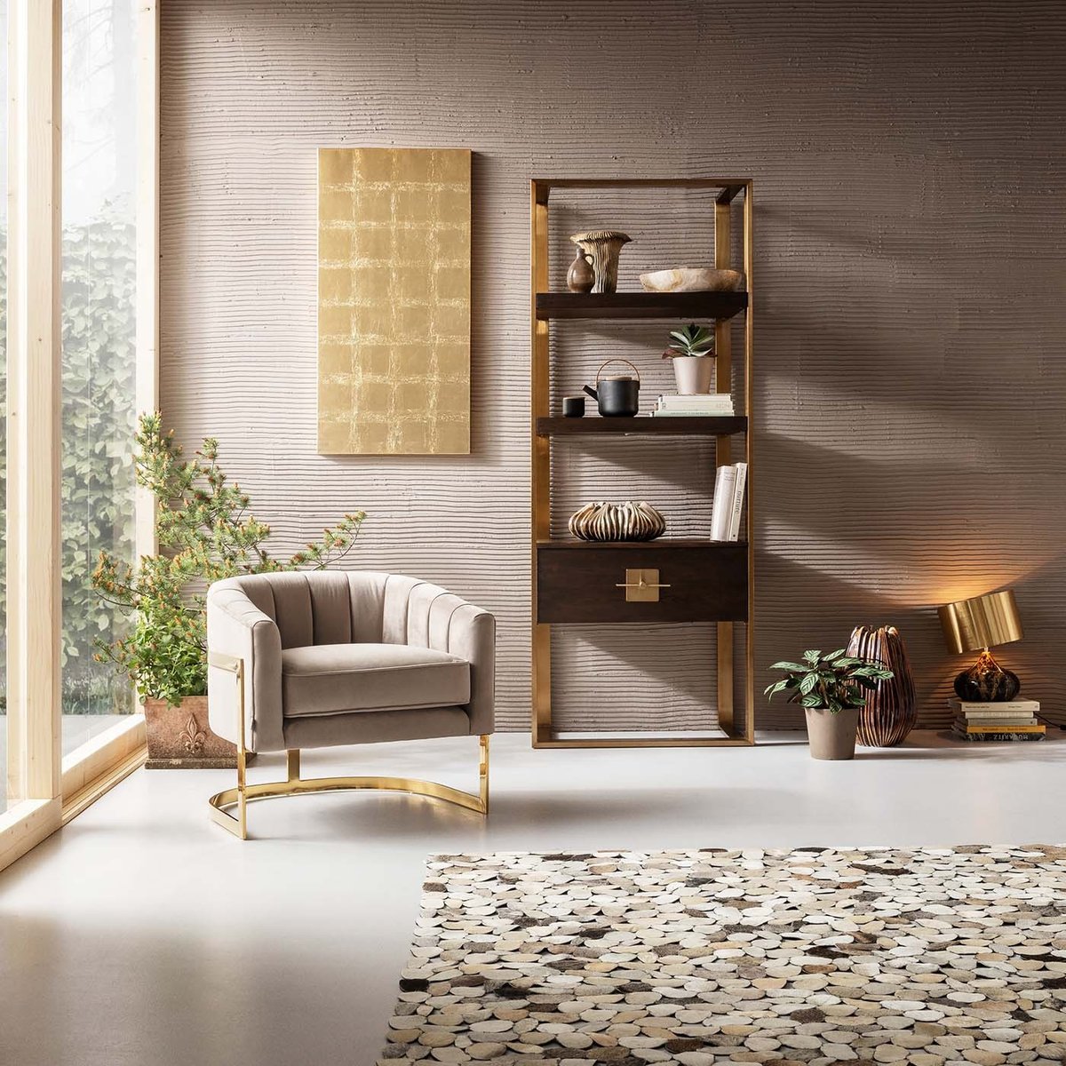 Étagère en frêne, OSAKA bois, KARE DESIGN