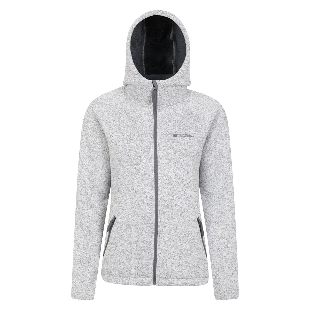 Veste à capuche NEVIS gris, MOUNTAIN WAREHOUSE