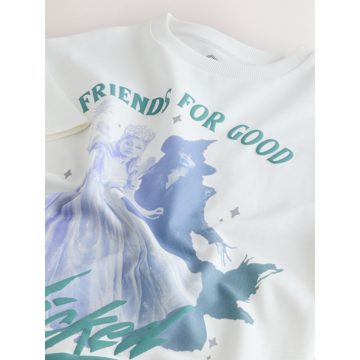 T-shirt oversize imprimé wicked blanc, NEXT