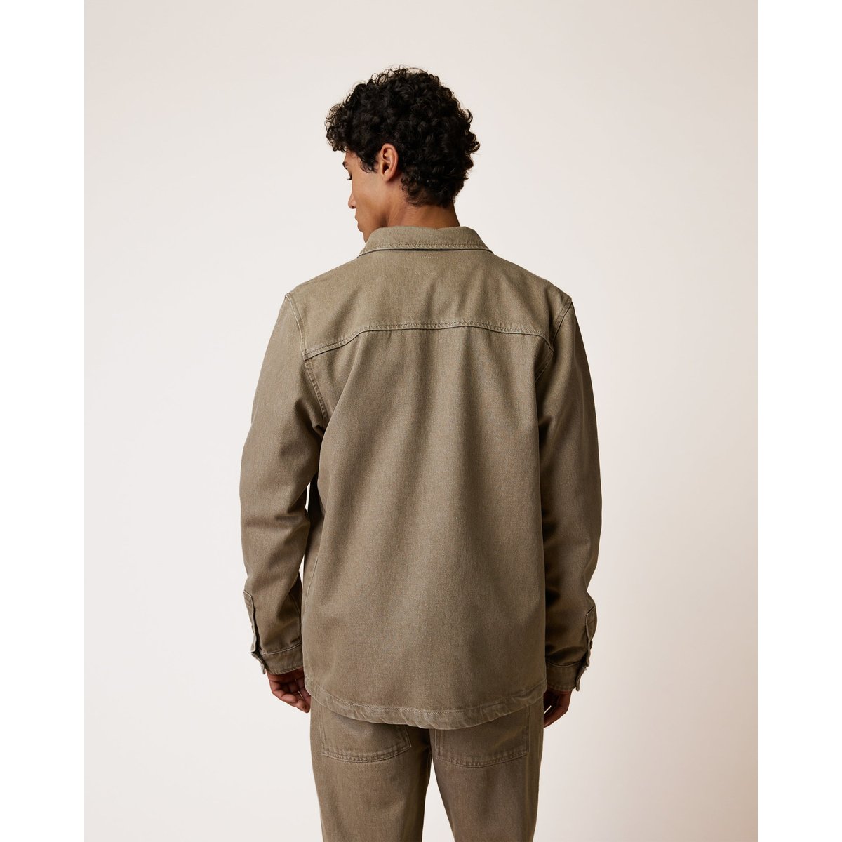 Sur-chemise denim sable, FAGUO