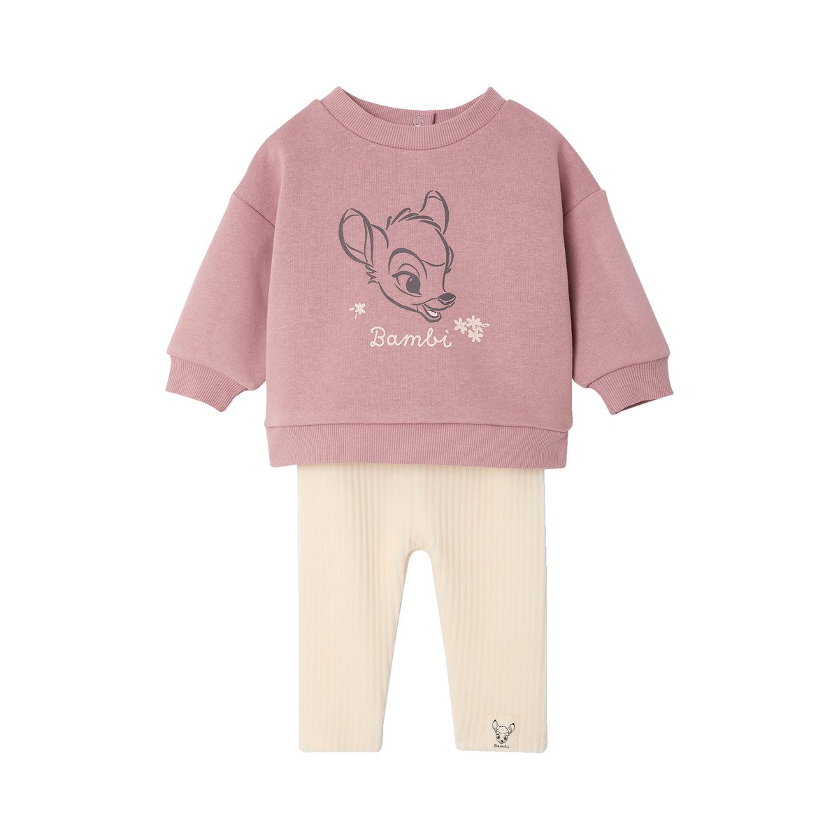 Ensemble Bambi mauve, VERTBAUDET