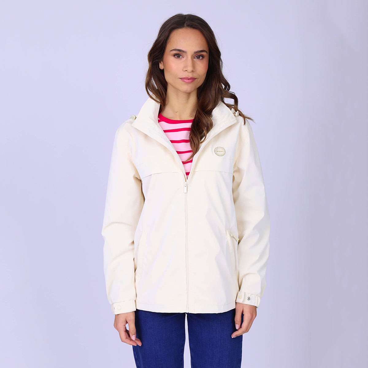 Parka déperlante Gabbie ecru, MISE AU GREEN