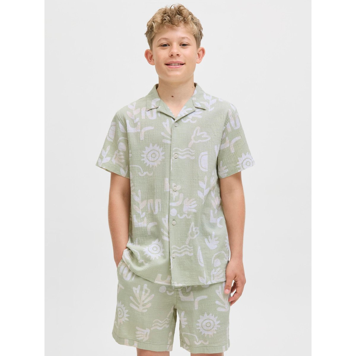 Chemise verte - celadon tint, JACK & JONES JUNIOR