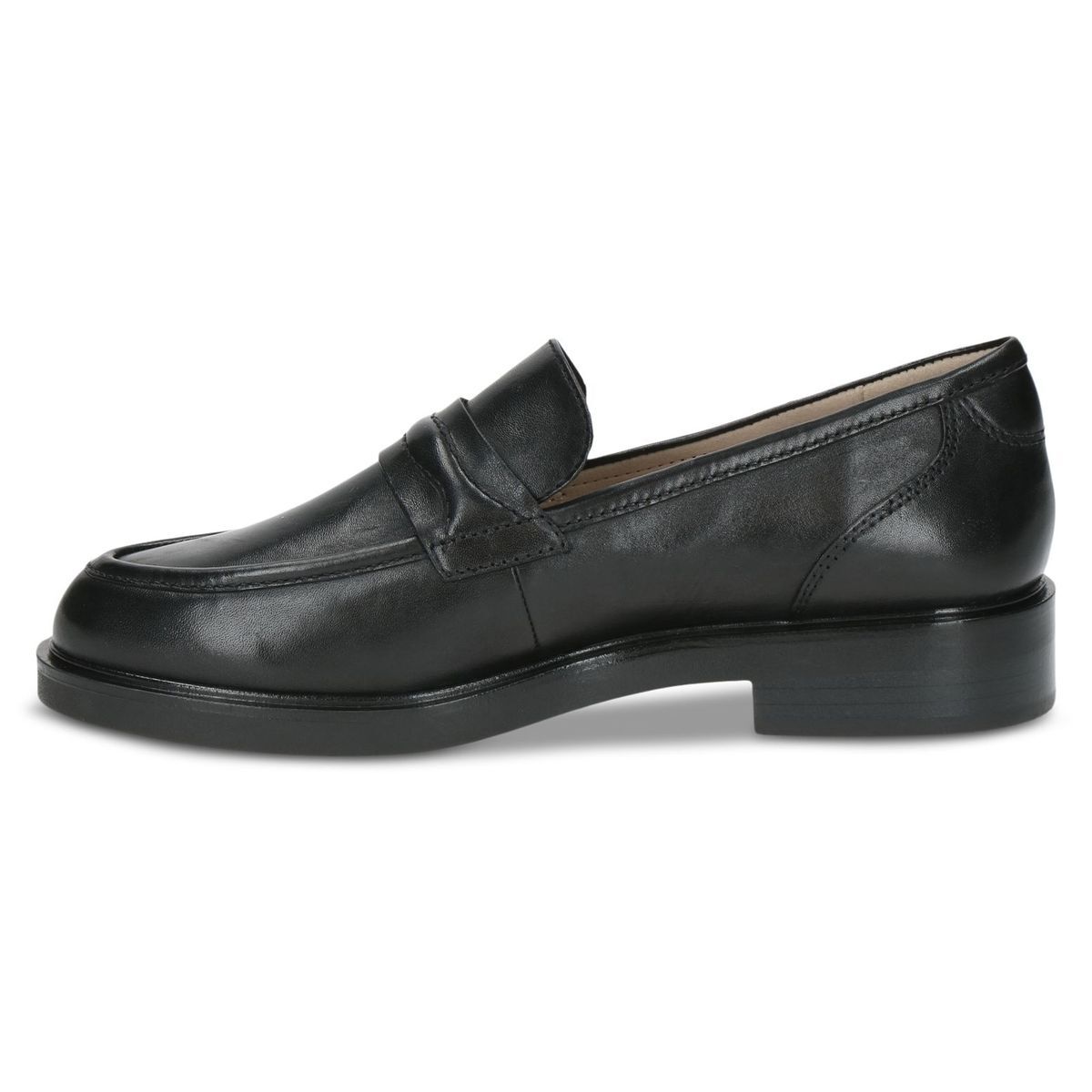 Slipper en cuir noir nappa, CAPRICE