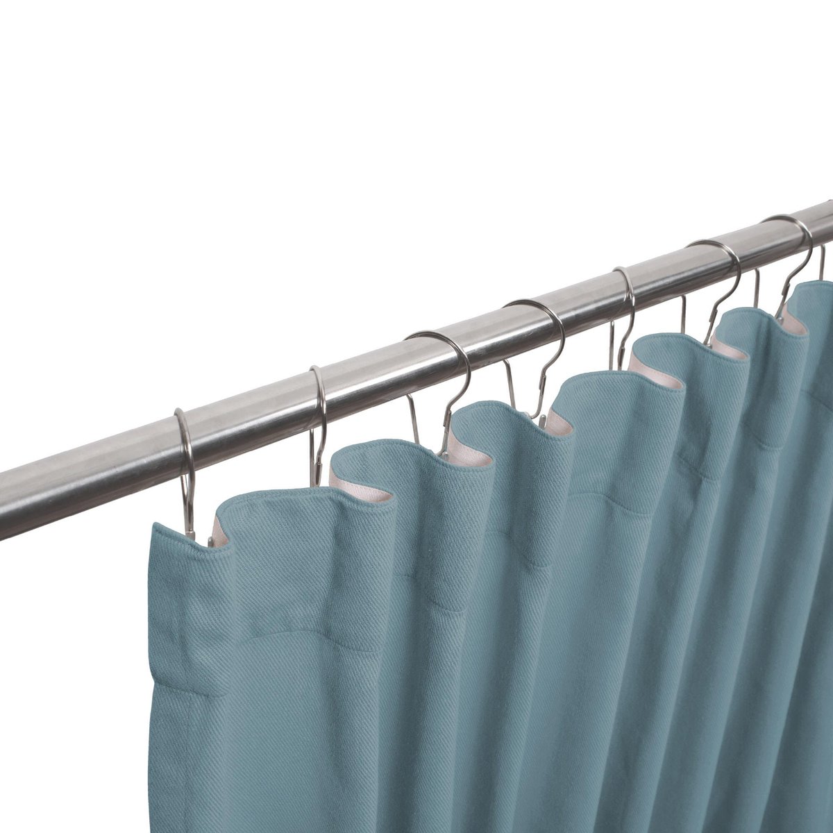 Rideau tamisant coton, KALPE bleu, INSPIRE