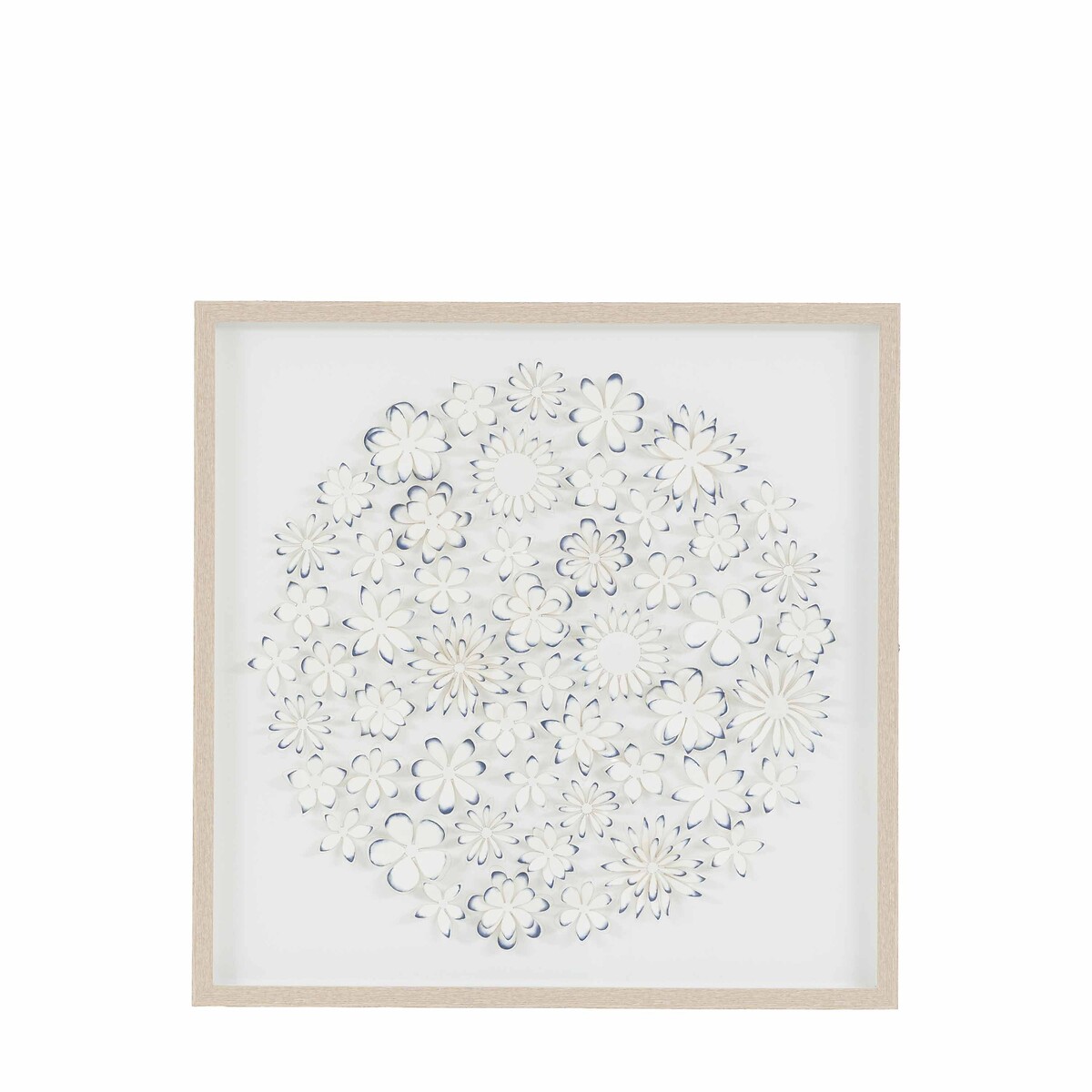 68cm Unfurling Petals Framed Art white, ÉDITÉ