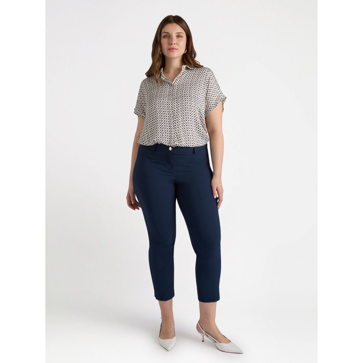 Pantalón recto bleu, FIORELLA RUBINO