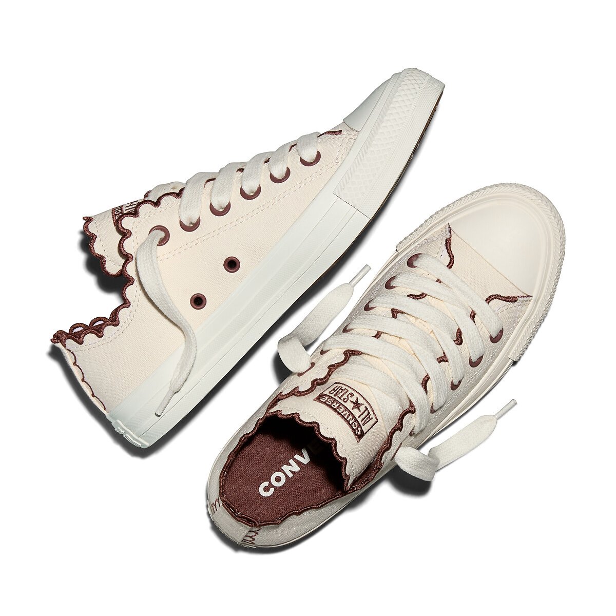 Baskets CHUCK TAYLOR ALL STAR HI SHINY HEATHERED CANVAS ecru, CONVERSE