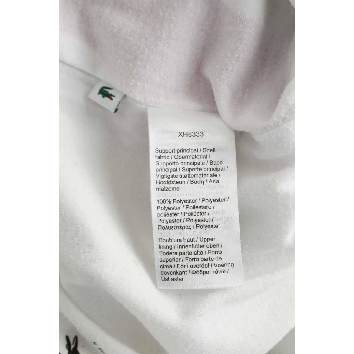 Pantalon de sport - Bon État blanc, LACOSTE
