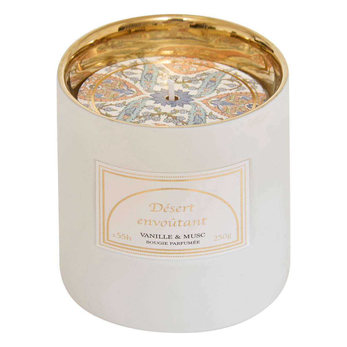 Bougies parfumées LUCIA blanc, ATMOSPHERA