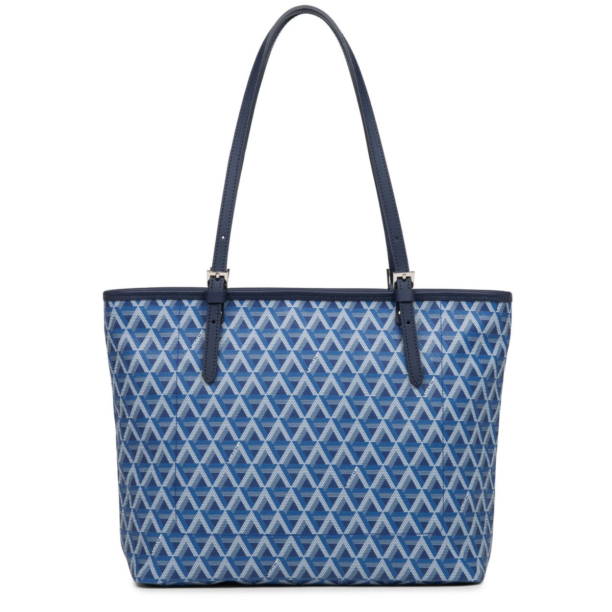 Sac cabas épaule, Made in France IKON bleu électrique, LANCASTER